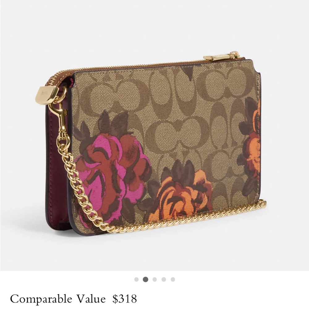 SOLD ❤️🌸Coach Jumbo Floral Crossbody🌸❤️ - Picture 2 of 5